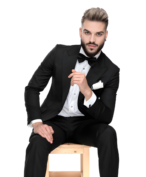 Black Slim Fit Tuxedo Images 